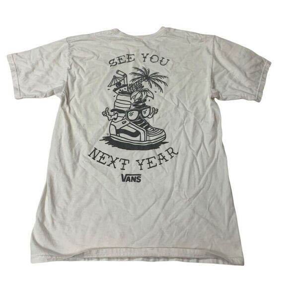 Vintage Double Sided Graphic Vans T-shirt - Picture 1 of 7